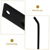 VILLFUL Metal Slat Wall Hook 4 Pack Black Wall Hooks