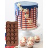 Bamutu Star Shape Chocolate Silicone Molds 2 PCS 15-Cavity Ice