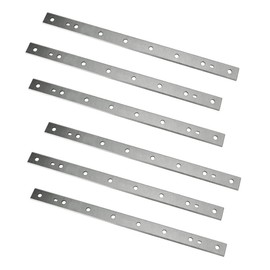 POWERTEC 12801DD 12-1/2" HSS Planer Blades Replacement for DEWALT DW7342 DW734 - Set of 6