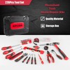 KITLUCK 138-piece Home Tool Kit, Household Hand Repair Tool Set
