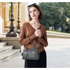 SODOLLEE Handbag Women Top Handle Bag with Exquisite Pendant Retro