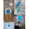 LeoJiang Spin Mop Replacement Handle 360 Degrees Rotating Telescopic Replacement