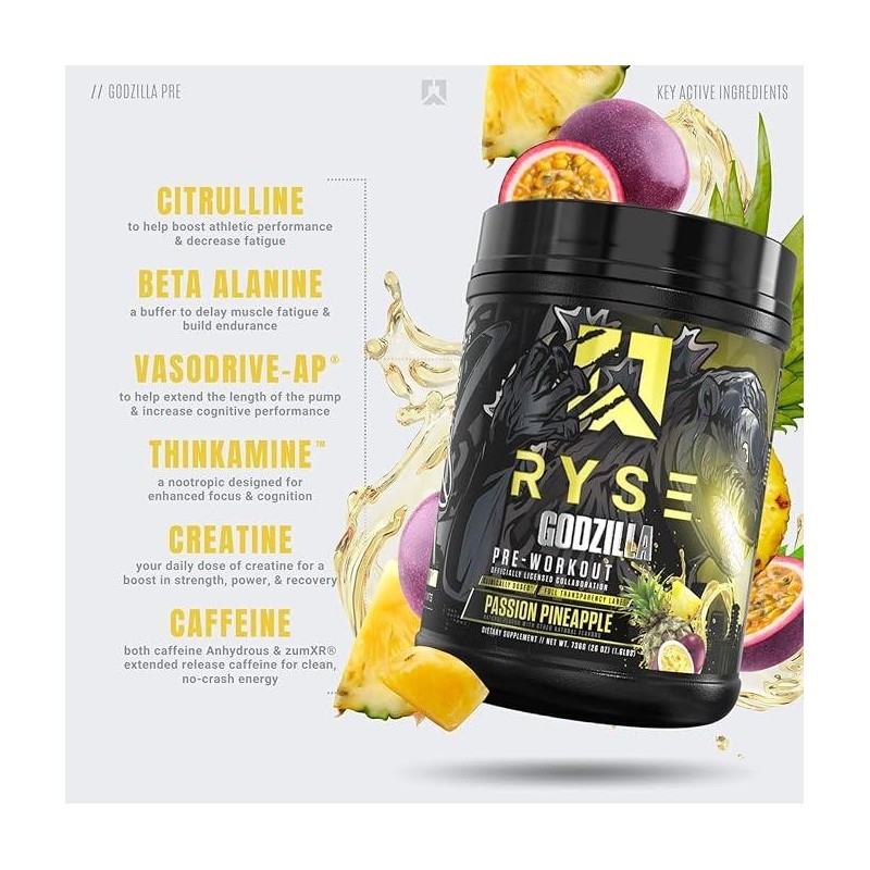 RYSE Godzilla Pre Workout Powder - Noel Deyzel Signature -