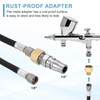 PATIKIL 1/8 Air Brush Hose, 6ft Nylon Braided Air Brush