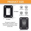 mankk On-Off Switch 12V 20A 4 Pins DPST Rocker Switch