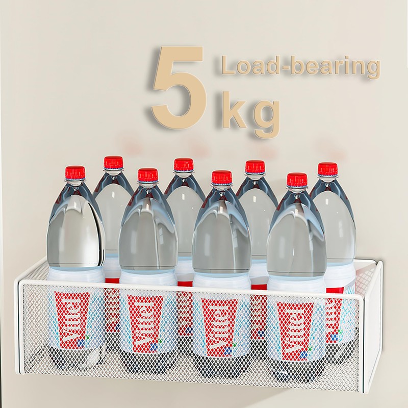 LIFEFAN Magnetic Basket Organizer Holder for Fridge Magnetic Storage Bin