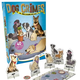 ThinkFun Dog Crimes Logic Game and Brainteaser for Boys and Girls Age 8 and Up - A Smart Game with a Fun Theme and Hilarious Artwork