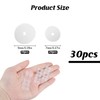 BIVOFU Pack of 30 Mixed Size Anti Game Piercing Disc,