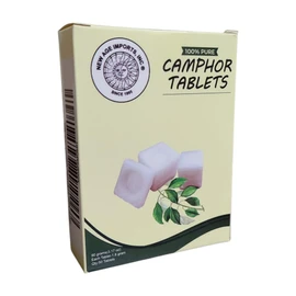 Camphor Tablets 90 Grams Pack Inscent | Premium Quality Refined Camphor Blocks 100% Natural for Incense, Insenses Aromatherapy, Odor Eliminator, Puja, Alcanfor by New Age Imports, Inc.®