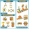 Nasjac Juguetes de Bloques de Construcción Magnéticos Niños 3D, 25/64