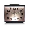 Ravel - Large Retro Bedside/Mantle Quartz Alarm Clock with Silent