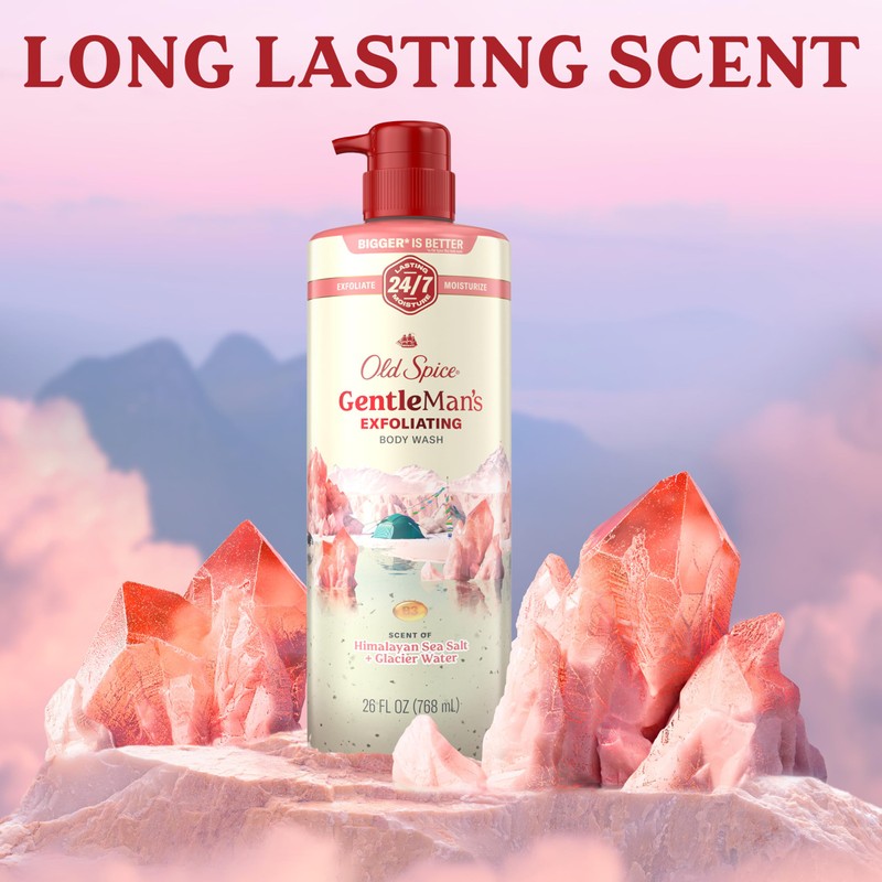 Old Spice GentleMan's Exfoliating & Moisturizing Body Wash for Men,