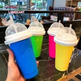 Unbranded New TIK TOK Slushy Maker Cup  Double Layered Quick Freeze Magic Cup for DIY Home - Green