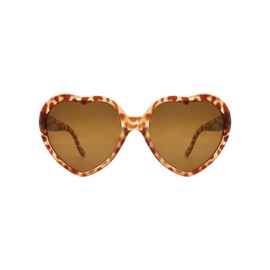 GULINAZA Heart Sunglasses for Women Girls, Cute Heart Glasses for Party Shopping, Retro Heart Shaped Sunglasses Trendy UV400