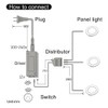 VST Under Cabinet Lighting 12V 2W/pc, Wireless Dimmer Switch, Recessed