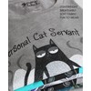 Personal Cat Servant | Funny Cat T-Shirt for Men Women,