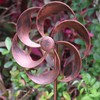 360 Degree Swivel Metal Wind Spinner Single Blade Willow Leaves