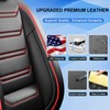 FiveFox Fit Camry Car Seat Covers (Front Pair) Compatible with