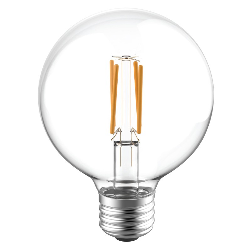 GE Reveal LED Light Bulbs, 60 Watt, G25 Globe Bulbs,