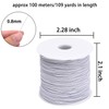 Livder 0.8 mm Elastic String Cord Thread Cords for Jewelry