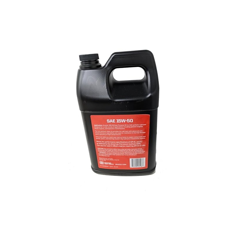 Ariens Gravely Gallon 15W-50 Full Synthetic Hydraulic Fluid and Funnel