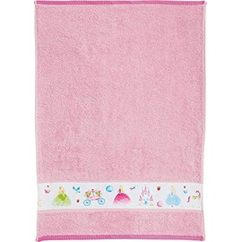 Erwin Müller Children's Bath Towel Terry Towel Princess Cotton Cuddly Soft Absorbent Durable with Hanger Pink Size 70 x 110 cm