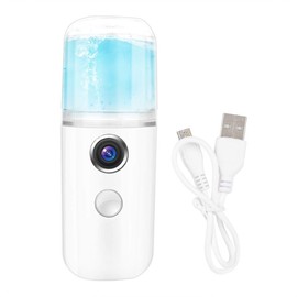 Wasserspray, handlicher Dia-Schalter des USB-30ml Entwurfs-Nano-Sprühnebel-Zerstäubungs-Gesichtsfeuchtigkeitsspendender Sprühnebel, einfache Bedienung für Gesicht, Hände, Körper, Haar etc.