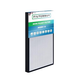 Filterbuy 12x24x2 Mini Pleat Air Filter MERV 13 HVAC Replacement (1-Pack)