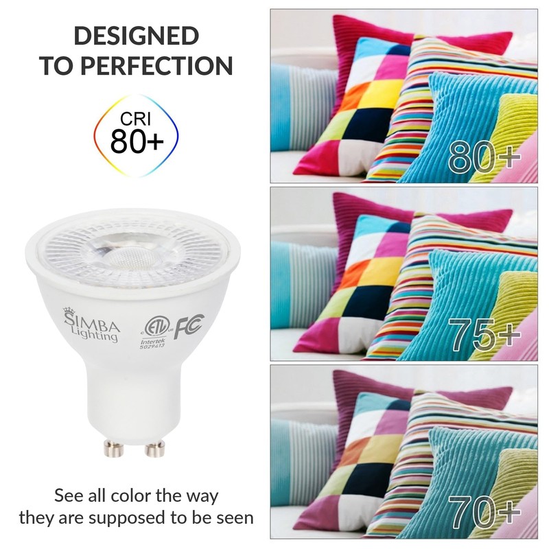 Simba Lighting LED GU10 5W ETL Listed Dimmable Spot Light
