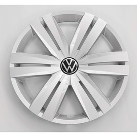 Volkswagen 5TA601147BUWP Wheel Trim 16 Inch Wheel Trim Steel Rim with VW Logo