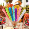 Extra Large Rock Candy Sticks: 6 Light Blue Cotton Candy