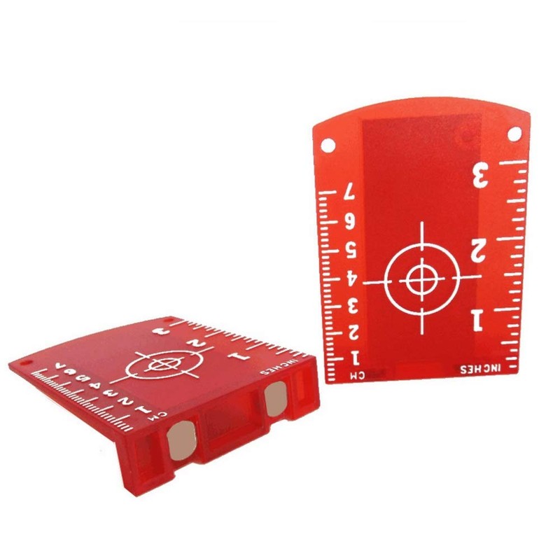 2pcs Magnetic Floor Laser Target Card Plate for Red Laser