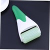 DECHOUS Handheld Aging Facial Massager Green Roller for Puffiness Relief