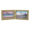 Smiling Art Wooden Double Picture Frame for 2 x 10