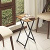 Foldable TV Trays, Small Folding Table, TV Trays Set of