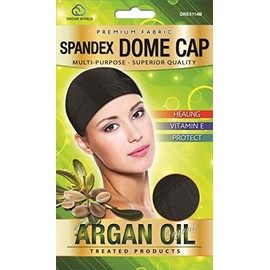 Dream Argan Oil Dome Cap Spandex (Pack of 4)