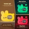 Bunny Alarm Clock with Night Light for Kids with Sleep