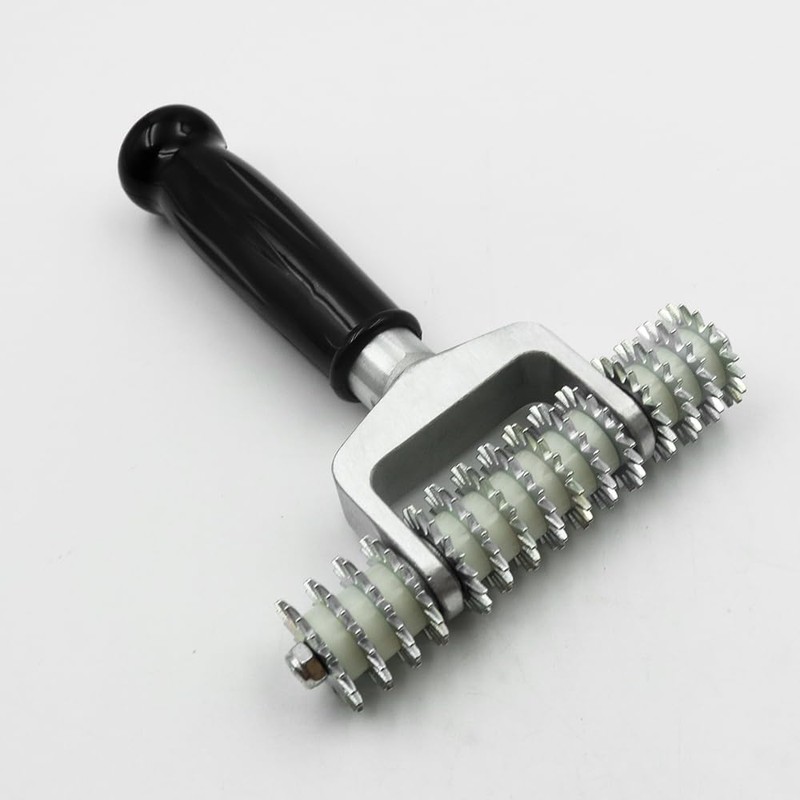 ANCLLO Carpet Grooming Seam Star Roller Tool for Professional Flooring
