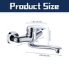 Mineup Wall Mounted Kitchen Tap, 360° Rotating Stainless Steel Tap,