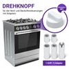 Viоks.pro Rotary Knob Cooker 43 mm Diameter Stove Knob Knob