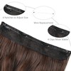 Xtrend 20Inch Invisible Wire Hair Extensions with Transparent Wire Adjustable