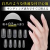 NTIP-004 Nail Tips, Square, 240 Pieces, 10 Sizes, Long Length,