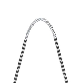 UGPLM 3X Circular Cable Knitting Needles Set Projects with Double Pointed Round Metal Needles Professional Flexible Knit Needles for Sleeves Scarf, 4mm