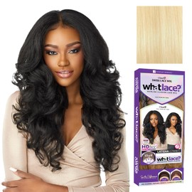 Sensationnel What Lace 13X6 Wigs - Latisha Lacefrontal Hand Tied Glueless Synthetic With Natural Density Preplucked Hairline (Light Blonde 613)