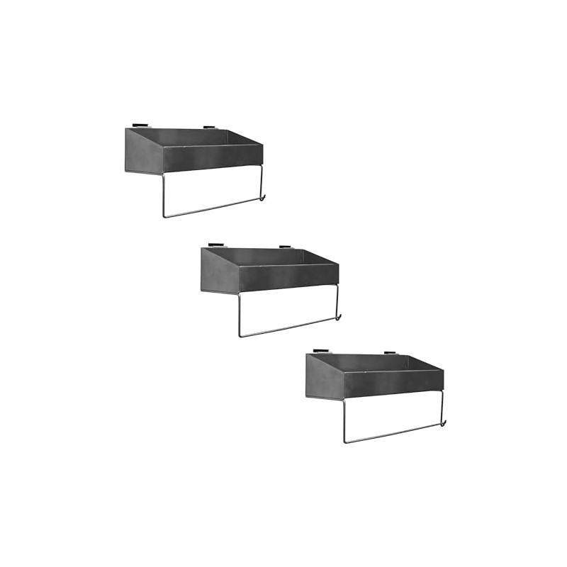 PROSLAT 10329K Paper Towel Holder Shelf Designed for PVC Slatwall,