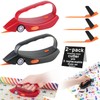 LIZAAL 2-Pack Gift Wrap Cutter with 3 Replaceable Blades |