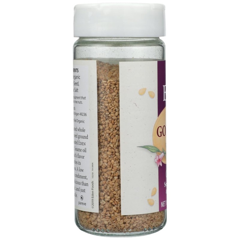 Eden Foods, Organic, Gomasio, Sesame Seeds & Sea Salt, 3.5