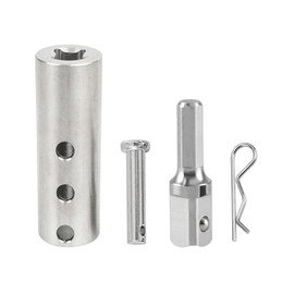 DSkoiph Trailer Jack Drill Adapter Kit with 1/2 in Socket Adapter Bit
