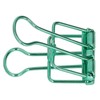 19mm 80pcs Binder Clips Strong Clamping Force Metal Hollow Tail