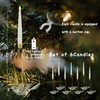 JOIONE Christmas Tree Candles with Remote Timer, 6 Pack Flameless